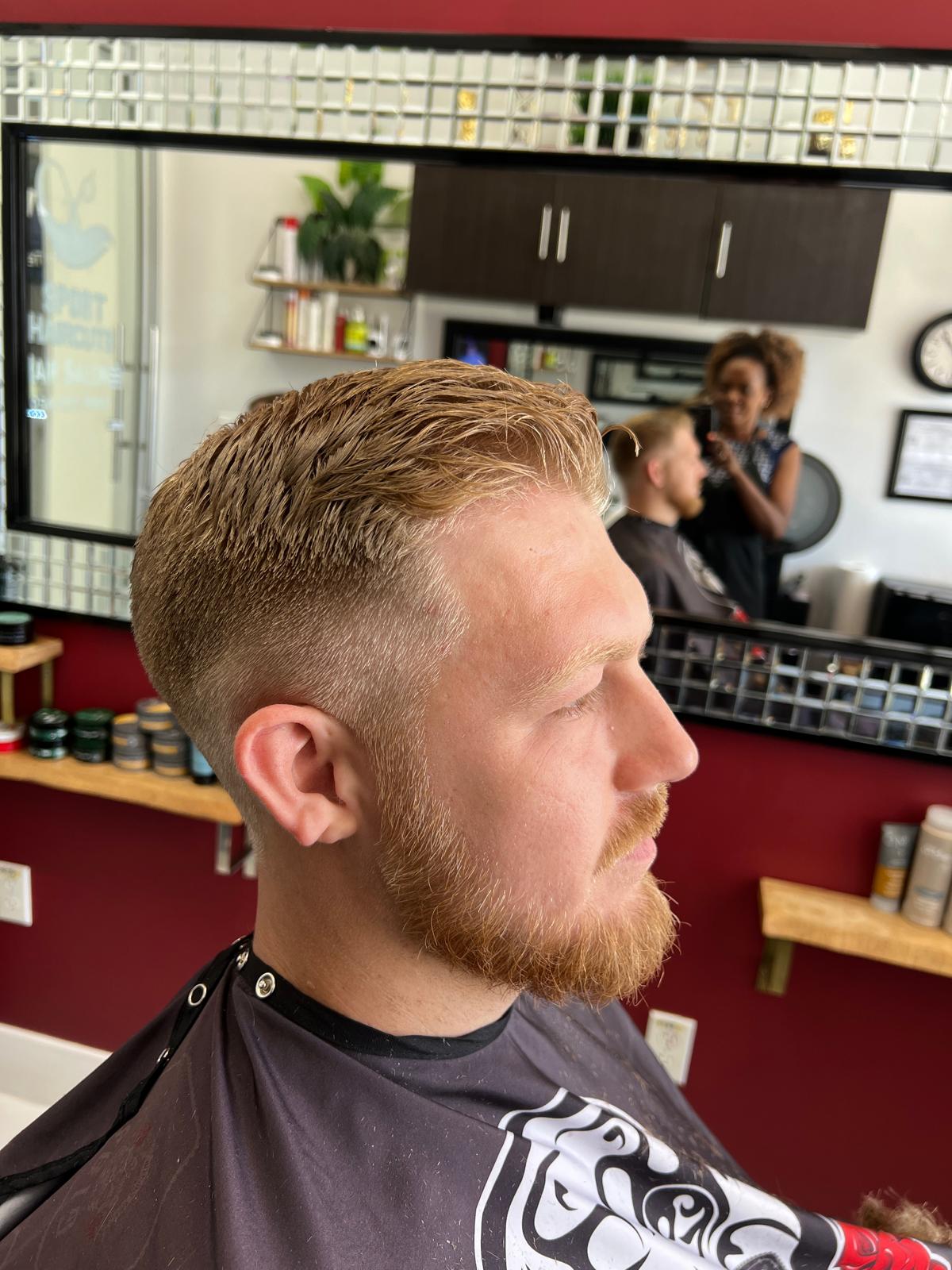 Men's haircut at Sport Haircuts