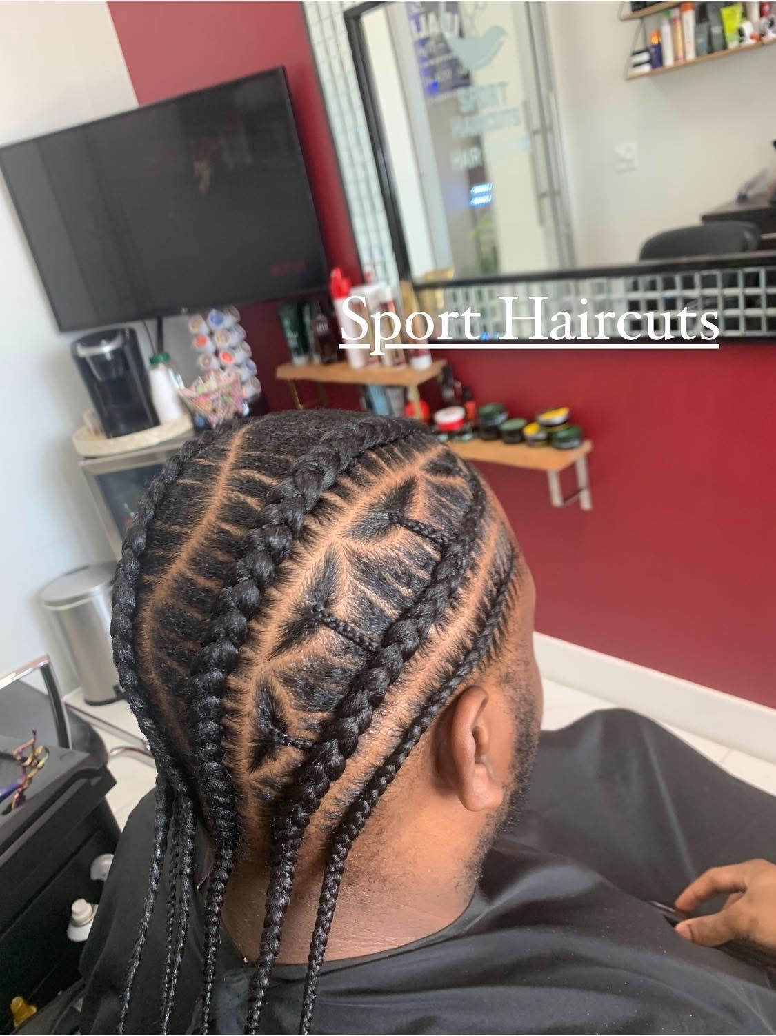 Men's haircut at Sport Haircuts