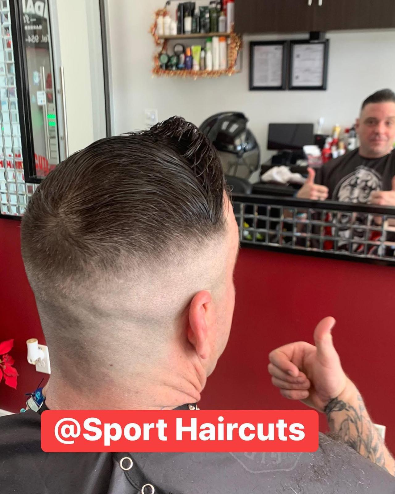 Men's haircut at Sport Haircuts
