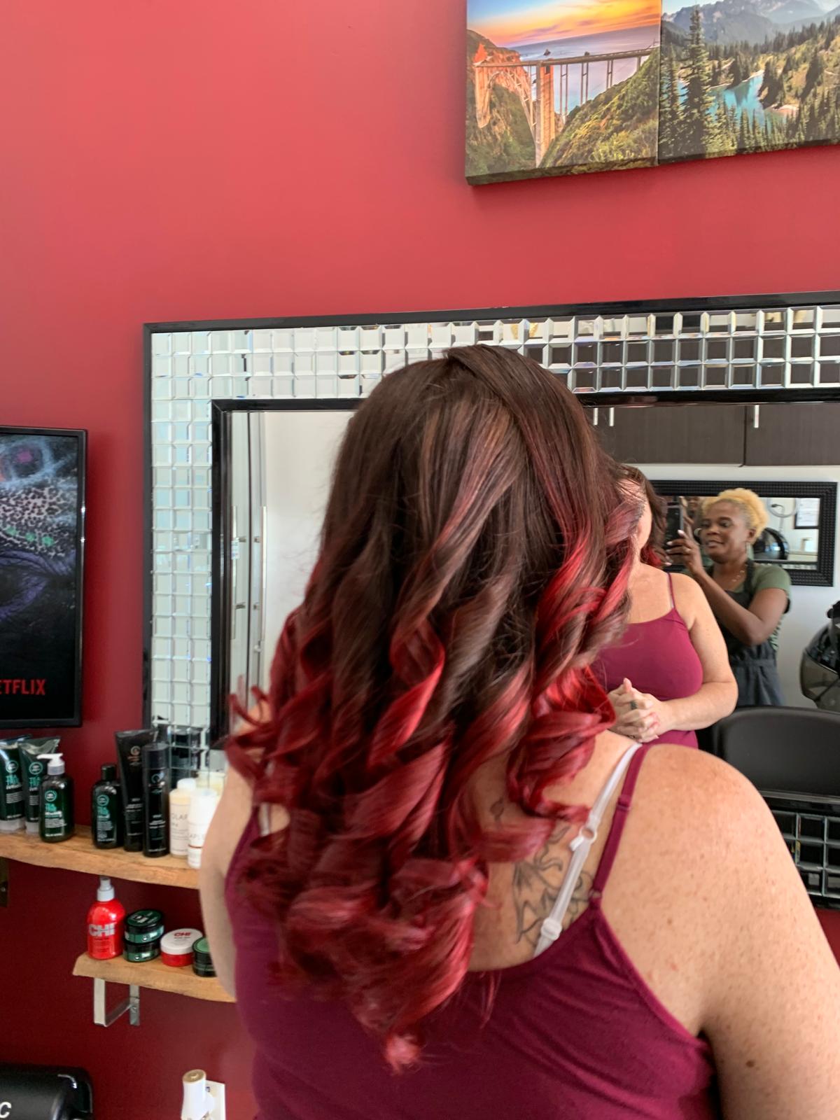 Hair color at Sport Haircuts